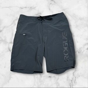 Rogue Fitness Athletic Shorts Men's Size 32 Black Training Gym